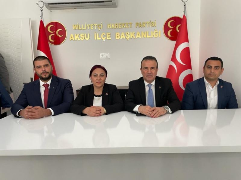 Manavgat, Aksu ve Serik’te MHP coşkusu   