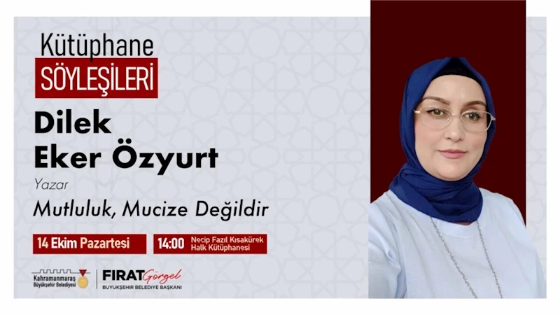 Kütüphane Söyleşileri, Yazar Özyurt İle Devam Edecek