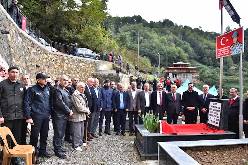 TRABZONLU ŞEHİT MUSA DANIŞMAZ KABRİ BAŞINDA ANILDI