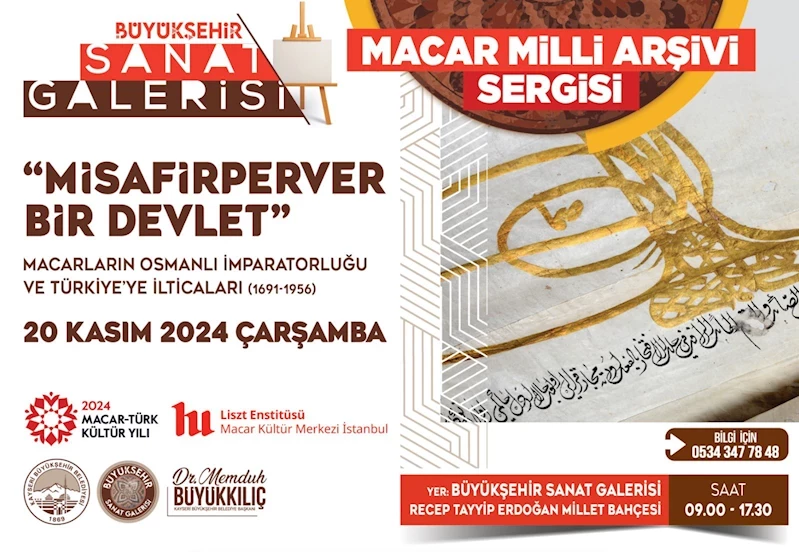 Büyük Şehir Sanat Galerisi’den Türk-Macar Dostluğunu Anlatacak Anlamlı Sergi