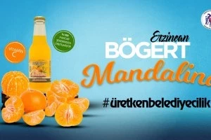 Erzincan Bögert Mandalina Aromalı Maden Suyu üretimine başlanıldı.