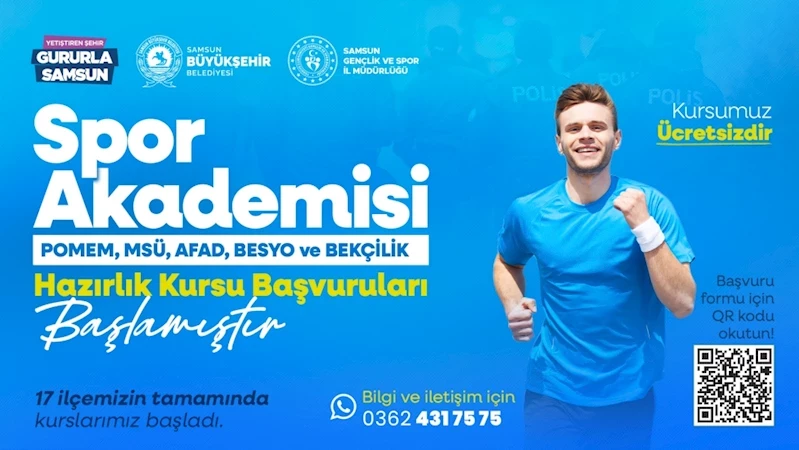 Spor Akademisi hazırlık kursları başlıyor