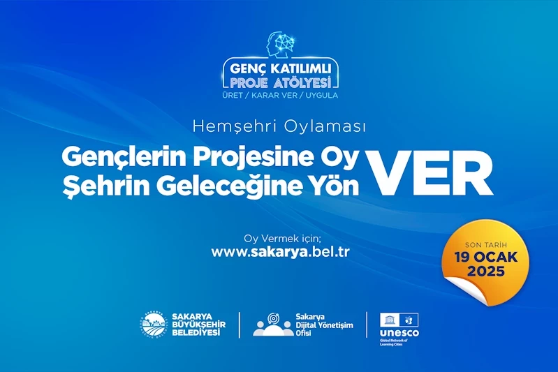 Gençlerin Sakarya’nın yarınlarına ışık olacak fikirleri halk oylamasında