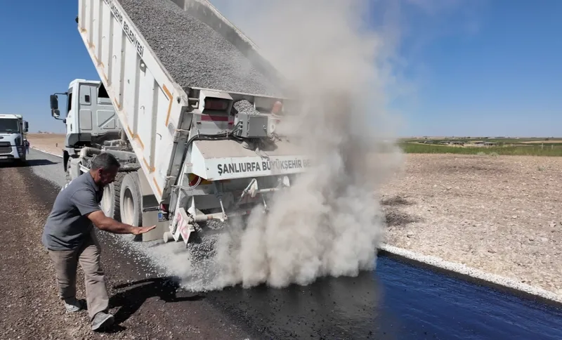 Eyyübiye ile Harran Arasındaki Grup Yolu Modernize Edildi
