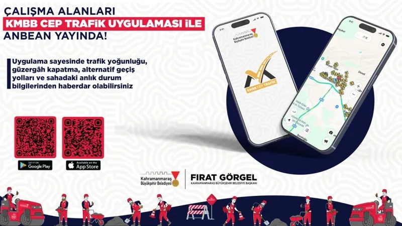 KMBB Cep Trafik Uygulaması ile Anlık Yol Bilgileri