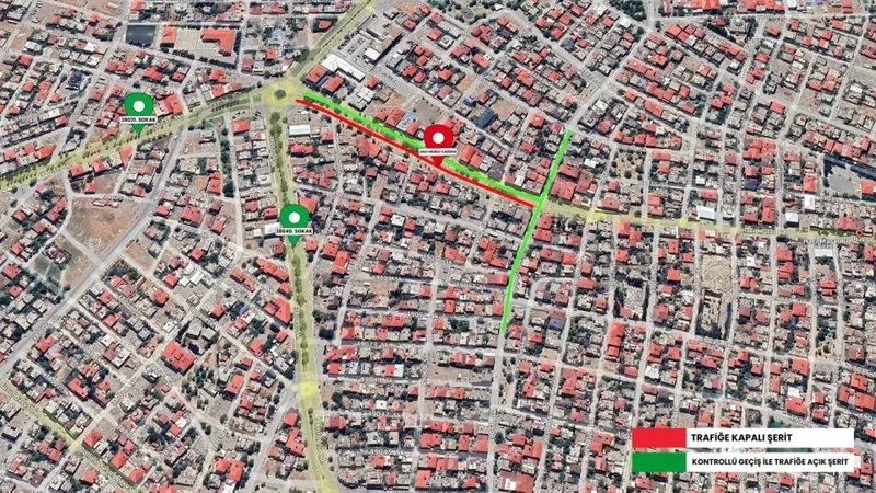 Hacı Murat Caddesi Altyapı Çalışmaları Nedeniyle Trafiğe Kapatıldı