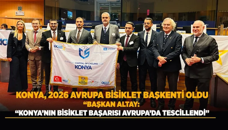 Konya, 2026 Avrupa Bisiklet Başkenti Seçildi