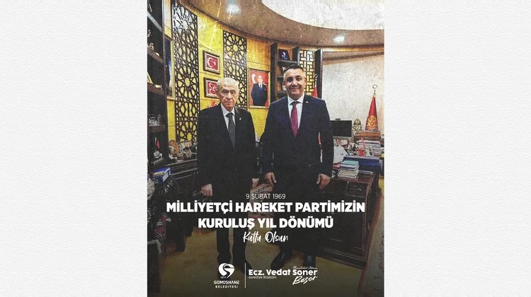 BAŞKANIMIZ, MİLLİYETÇİ HAREKET PARTİMİZİN 56. KURULUŞ YILINI KUTLADI