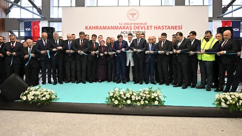 Kahramanmaraş Devlet Hastanesi Hizmete Açıldı