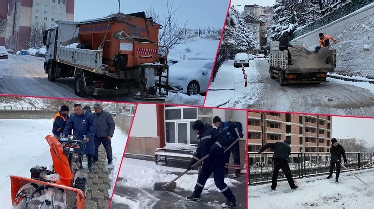 EKİPLERİMİZ YOLLARIMIZI YENİDEN ULAŞIMA AÇMAK İÇİN GECE GÜNDÜZ DEMEDEN ÇALIŞIYOR