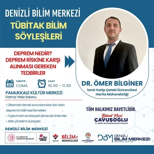 Denizli Büyükşehir’den deprem söyleşisi