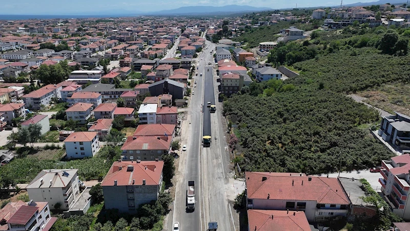 Karasu’nun en işlek güzergahı yepyeni bir yüze kavuşuyor