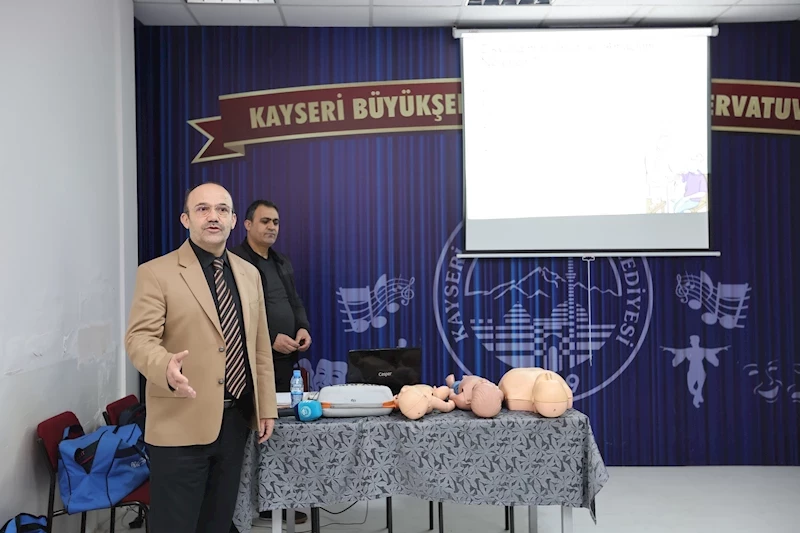 Büyükşehir’den Personeline Sertifikalı “İlk Yardım” Eğitimi