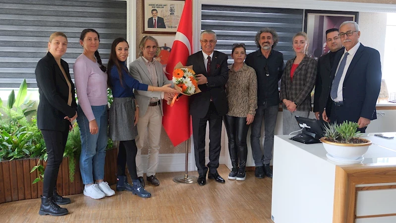 Okul aile birliğinden Başkan Topaloğlu’na ziyaret