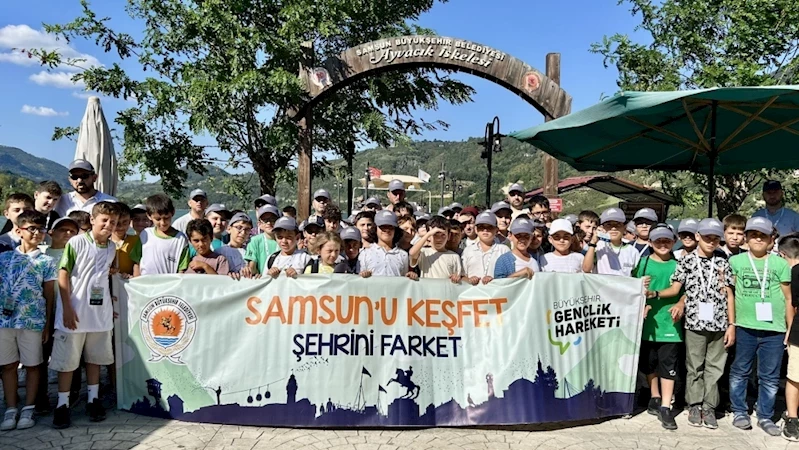 Büyükşehir ile yüzlerce öğrenci Samsun’u keşfetti